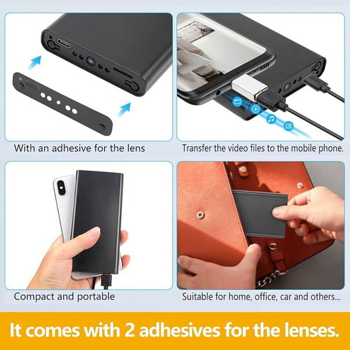 KUIYIXUE Hidden Security Camera with 10000mAh Battery HD 1080P