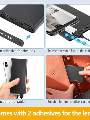 KUIYIXUE Hidden Security Camera with 10000mAh Battery HD 1080P