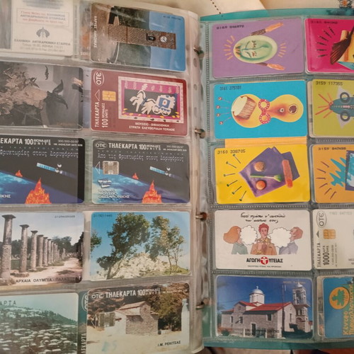 Collectible phone cards like new, 330 rare Greek and some foreign