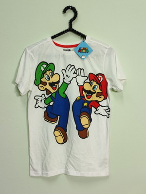 Super Mario & Luigi Nintendo Kids T-shirt new, sizes 146 158 170