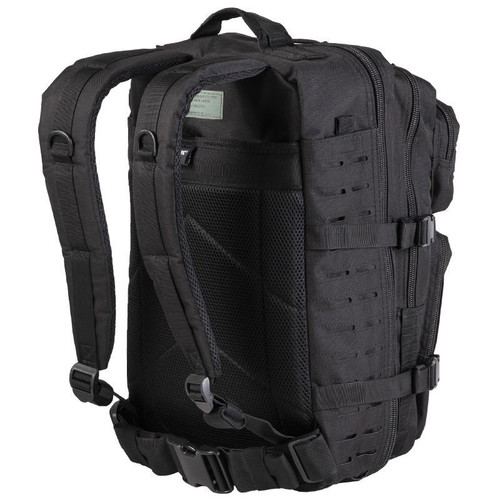 Mil-Tec US Black Laser Cut Assault Tactical Backpack new
