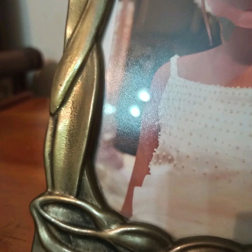 Bronze shabby chic frame gold antique like new