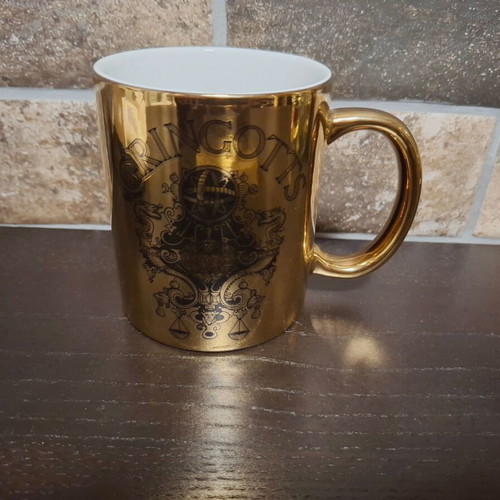 Harry Potter Gringotts Gold Metallic Mug σαν καινούργιο