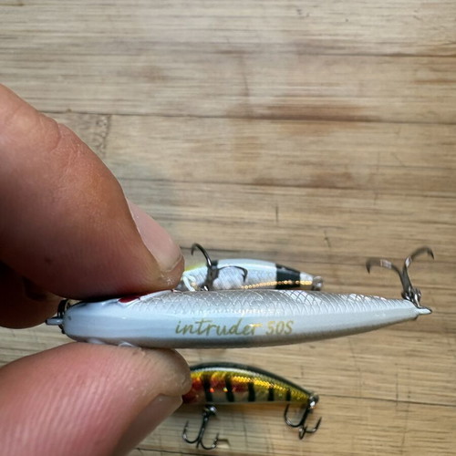 Tsurinoya Intruder 50S and 46S fishing lures
