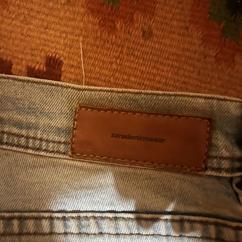 Zara blue jeans used, size 38