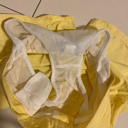 Ralph Lauren boys' swim shorts used, yellow, size 110 cm, age 4-5