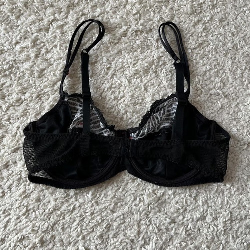Bra 80C striped transparent used