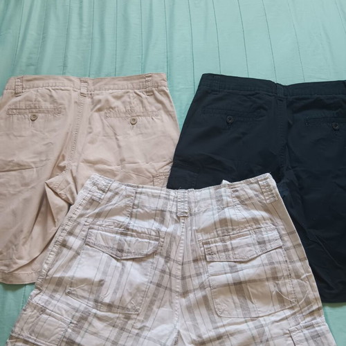 Men's Cargo Bermudas medium, like new, set of 3