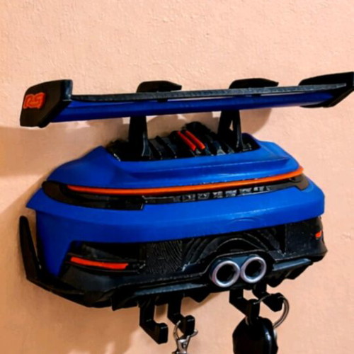 Porsche 911 GT3 RS key holder new, 3D printed