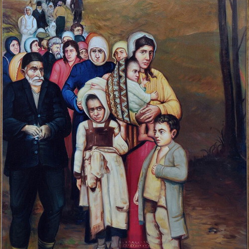 Eradication Oil Painting by Dorotheos Antoniadis made to order