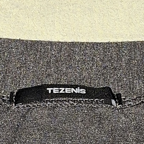 Tezenis Grey Top with V-Neckline like new, size L