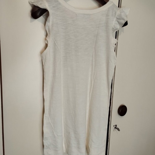Zara Trafaluc White Boho Blouse with Embroidery and Ruffles Size M Like New