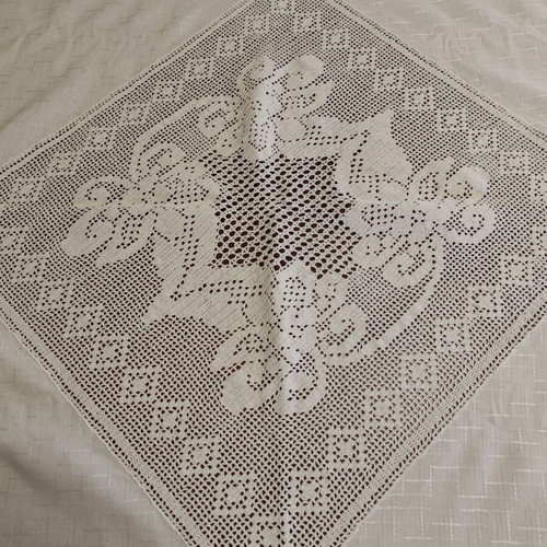 Handmade tablecloth (blanket) 165x250 cm like new