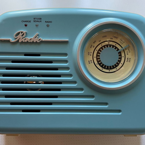 Ραδιόφωνο ρετρό με ηχείο Bluetooth καινούργιο