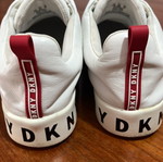 DKNY leather sneakers like new, very comfortable, size 38, white