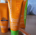 Lancaster sunscreens new with spf 30 and spf 20 protection