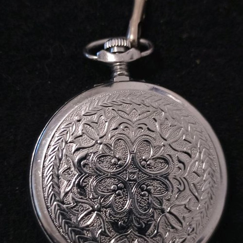 Molnija wind-up pocket watch used with chain