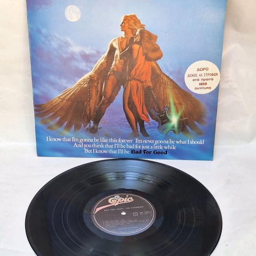 Jim Steinman Bad for Good vinyl used, pop