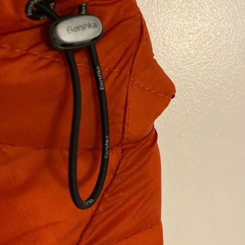 Bershka jacket used, orange, size S