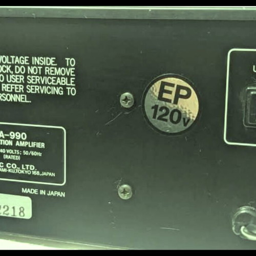 Sansui RA-990 Reverberation Amplifier Like New