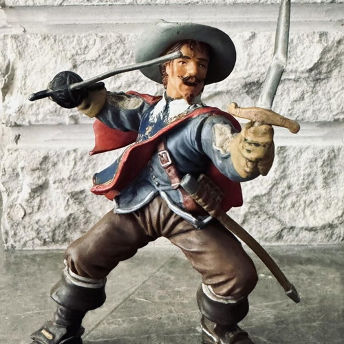 Papo Athos Musketeer Figure 2001 used, plastic collectible