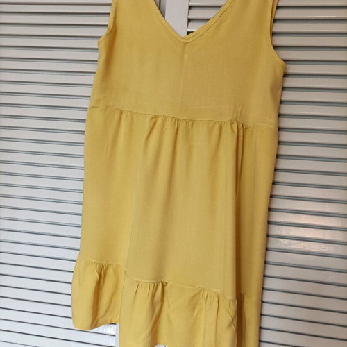 Yellow summer dress Anne Klein used, size M-L