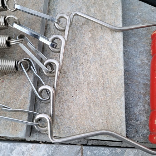 Fitness equipment used, 2 pieces with wear and marks