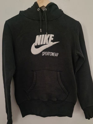 Nike φούτερ με κουκούλα μεταχειρισμένο, νούμερο small, μαύρο