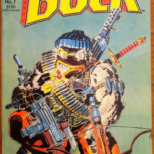 Destroyer Duck comic pack issues 1-7 used, ECLIPSE COMICS