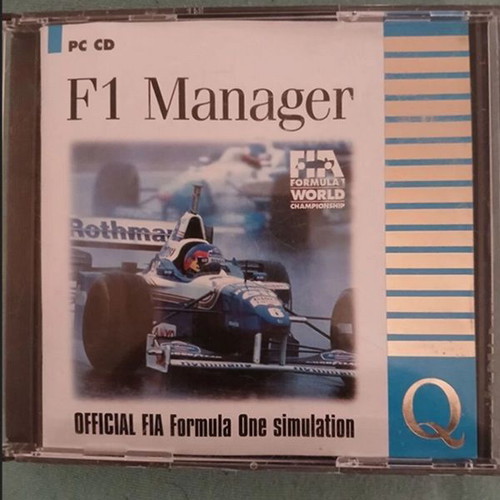 F1 Manager 96 CD simulation game used for DOS