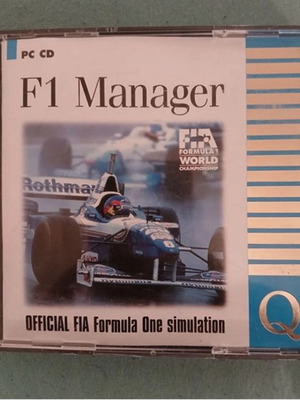 F1 Manager 96 CD simulation game used for DOS