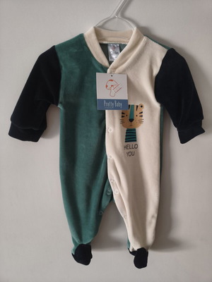 Pretty Baby velour baby romper 3-6 months 68cm