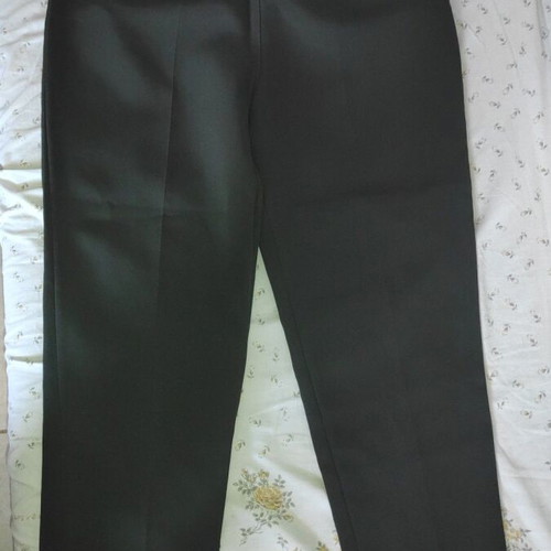 Kelly's olive high-waisted suit pants new, size M