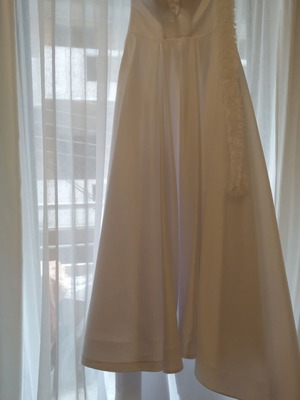 Wedding dress like new, white, size XL