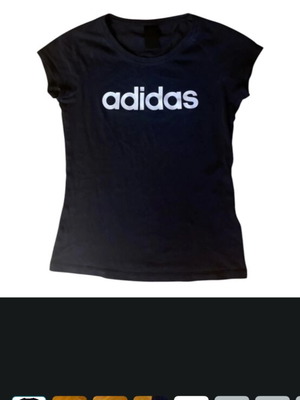 Adidas vintage black t-shirt