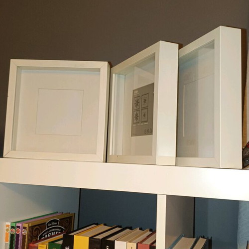 IKEA photo frame set of 3 used, white