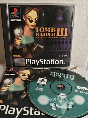 Tomb Raider III PlayStation 1 като нов, пълен комплект