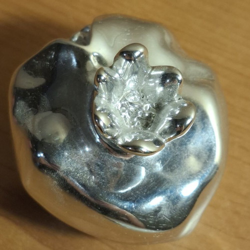 Silver pomegranate with 925° silver plating, like new