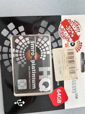 Memory Pendrive Creditcard 64GB new