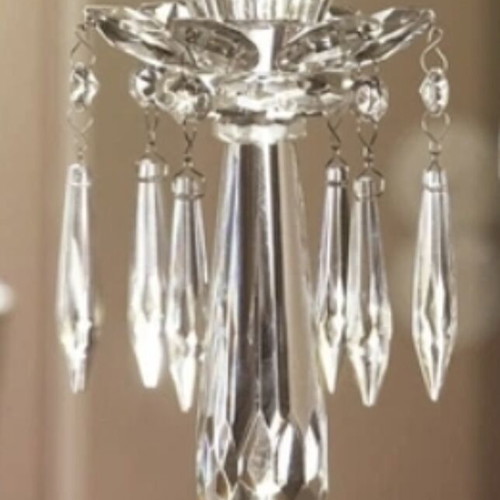 Villeroy & Boch Retro Accessories crystal candlesticks set of 2, new