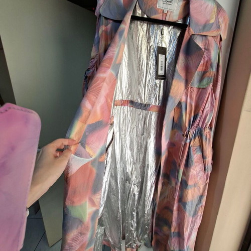 Axel Vintage Coat Size 44 New Multicolor