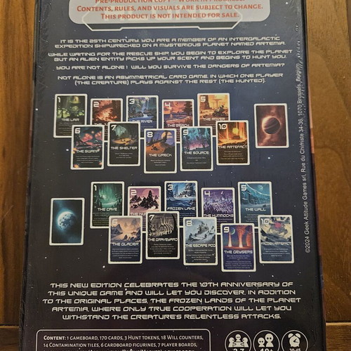 Not Alone Limited Edition board game by Geek Attitude Games