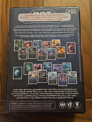 Not Alone Limited Edition board game by Geek Attitude Games
