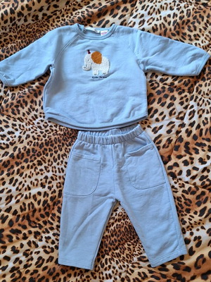 ZARA baby set for 9-12 months 80cm like new, 100% cotton