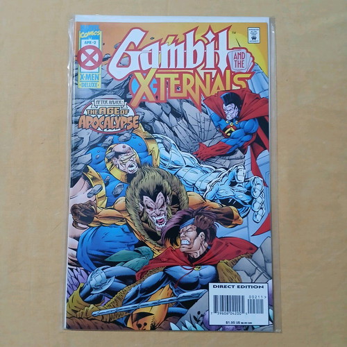 Gambit and the X-ternals used, pack of 4 issues, limited series