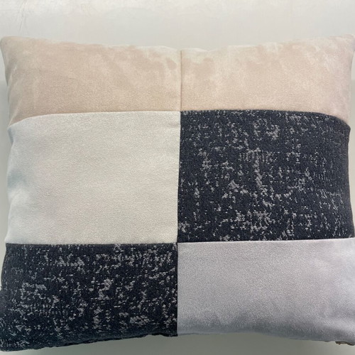 Decorative pillow 40 x 45 cm double-sided patchwork, new