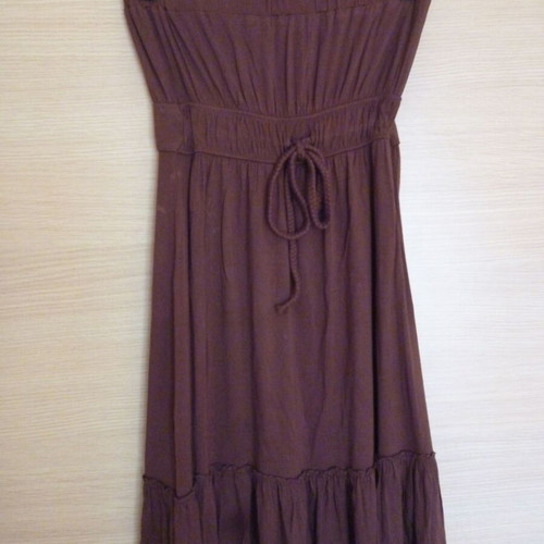 Strapless dress Tezenis like new, brown, size S