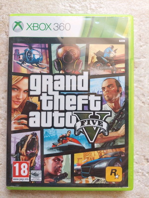 Grand Theft Auto V Xbox 360 употребявана с карта