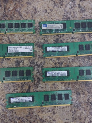 Ram DDR2 1GB used for desktop computer