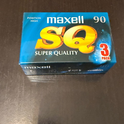 Maxell cassettes new, pack of 3